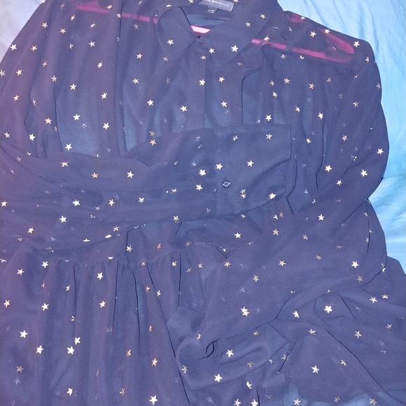 Lane Bryant Tops - Lane Bryant sheer tunic button up Lane Bryant Tops - Lane Bryant sheer tunic button up